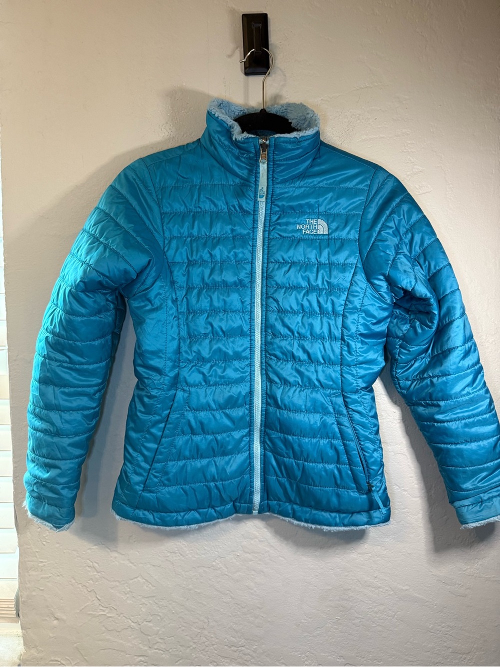 The North Face Girls Mossbud Reversible Jacket Puffer Quilted